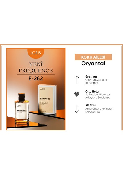 E-262 Frequence Erkek Parfüm Edp 50 ml modelleri