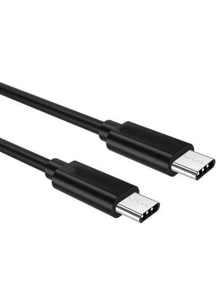 TYPE-C TO TYPE-C SİYAH ŞARJ KABLOSU