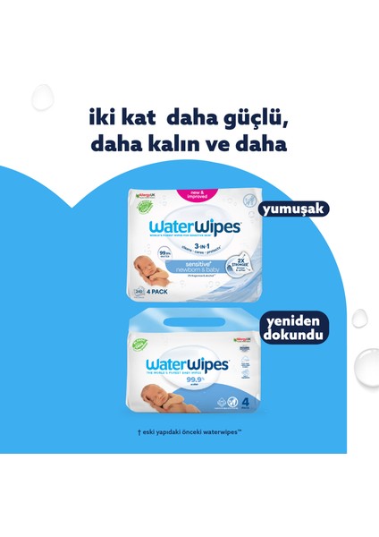 Yeni Biode gradable Original Baby Wipes (4X60 - 240 Yaprak)