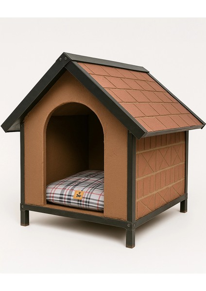 Mars Orta Irk - Large - Hafif Beton Köpek Kulübesi – Premium Koku Yapmaz, Parazit Barındırmaz, Doğal Izolasyonlu -Pet On Life