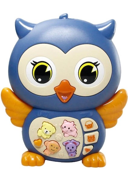 Oyuncak Işıklı ve Sesli Müzikli Baykuş Bebek Piyanosu Mor VR-B855-102A