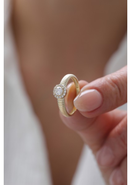 14 Ayar Altın Istiridye Baget Yüzük fiyatları