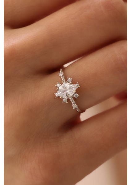 14 Ayar Altın Lotus Baget Yüzük fiyatları