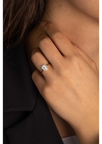 14 Ayar Altın Baget Yüzük