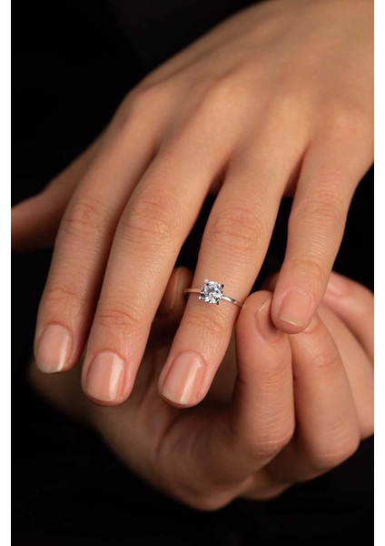 14 Ayar Altın Tektaş Yüzük modelleri