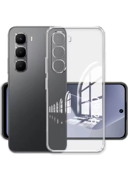 Infinix Hot 60 Pro Kılıf Silikon Şeffaf + Ekran Koruyucu fiyatları