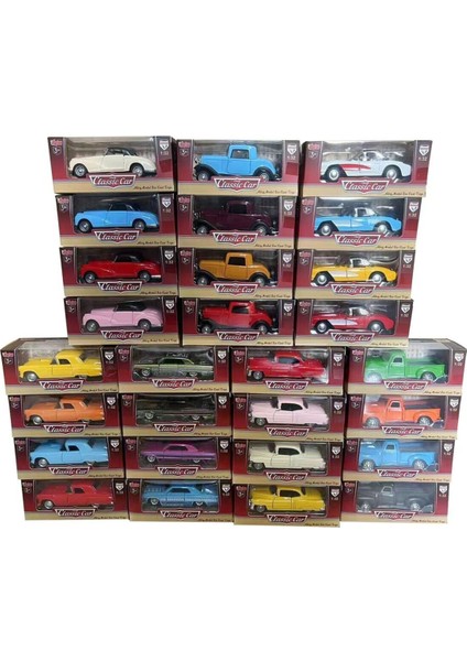 WK-616-3-4-6-10-14-16-17 KUT CB 1 32 KLASİK ARABA