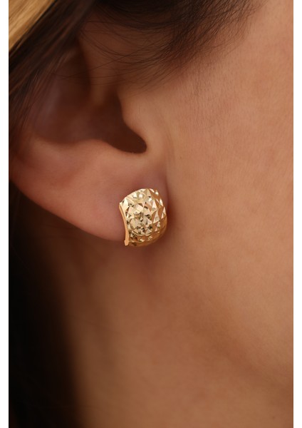 14 Ayar Altın Kalemli J Küpe fiyatları