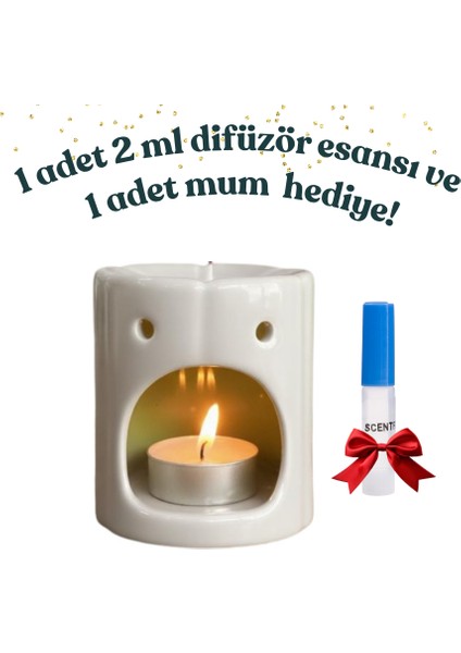 Seramik Buhurdanlık - Minimal, Şık ve Etkili Koku Yayıcı