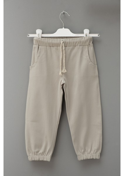 Erkek Bej Jogger Pantolon % 100 Pamuk, Gabardin Kumaş fiyatları