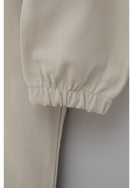 Erkek Bej Jogger Pantolon % 100 Pamuk, Gabardin Kumaş indirimleri