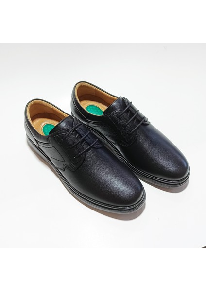 Comfort Erkek Hakiki Deri Ortopedik Ayakkabı Günlük Klasik Baba Ayakkabısı