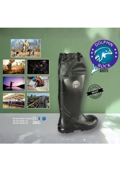 Kaymaz Taban Poliüretan Avcı Çizme