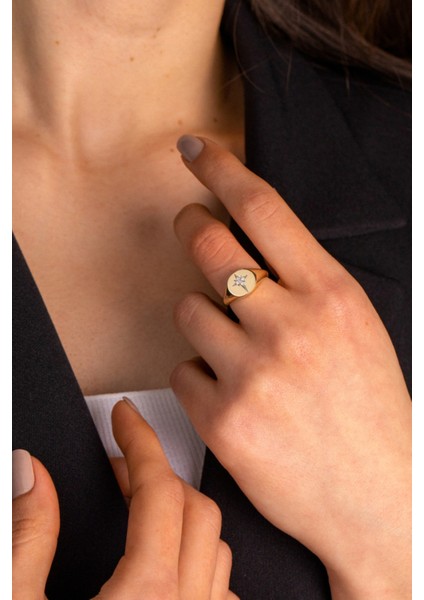 14 Ayar Altın Kuzey Yıldızı Yüzük fiyatları