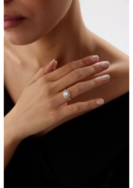 14 Ayar Altın Baget Tektaş Yüzük fiyatları