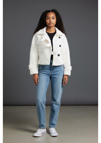 Bayan Gündelik Zarif Peluş Kaban – Yumuşak, Şık ve Modern Tasarım fiyatları