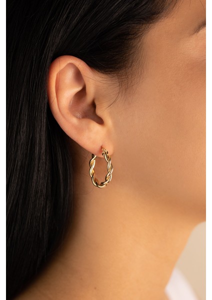 Altın Burgu Kalın Halka Küpe fiyatları