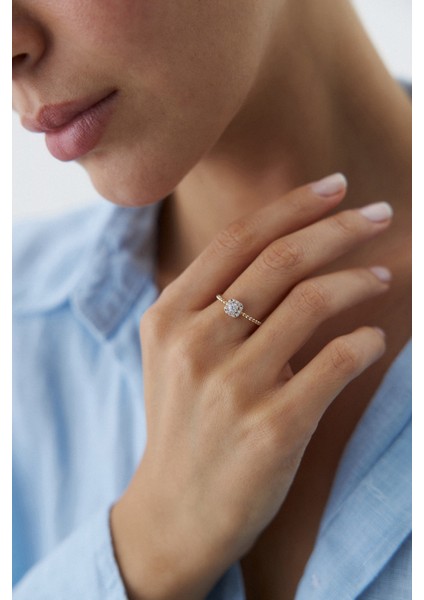 14 Ayar Altın Baget Yüzük fırsatları