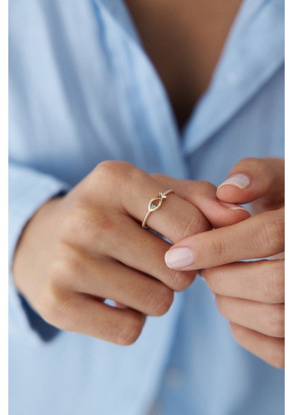 14 Ayar Altın Balık Yüzük