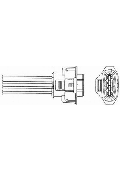 Mtxdpn OZA334-SZ3 Oksijen Sensörü NGK-0407/NGK-0418/NGK-0485/NGK-0496/NGK-1330/NGK-1705/NGK-1706/NGK-97426