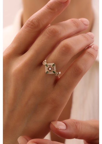 14 Ayar Altın Zena Yüzük