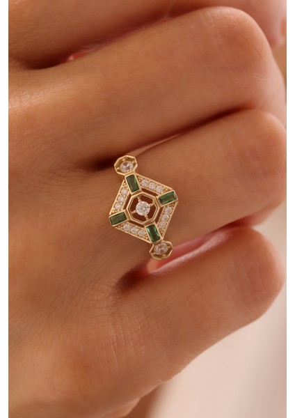 14 Ayar Altın Zena Yüzük fiyatları