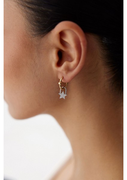 14 Ayar Altın Yıldız Halka Küpe fiyatları