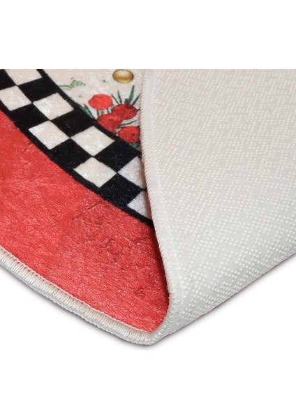 Yılbaşı Ağacı Altı Örtüsü | Yılbaşı Desenli Çam Ağacı Ayak Örtüsü Dot Tabanlı Halı | PAR0359 fırsatları