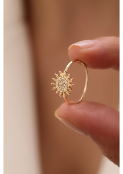 14 Ayar Altın Güneş Yüzük fiyatları