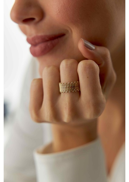 14 Ayar Altın Çubuk Yüzük fiyatları