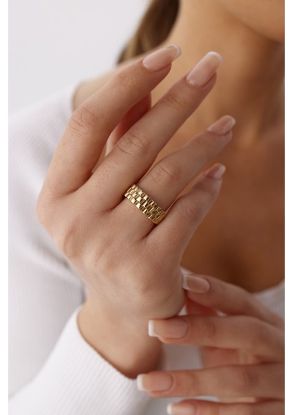 14 Ayar Altın Kordon Yüzük