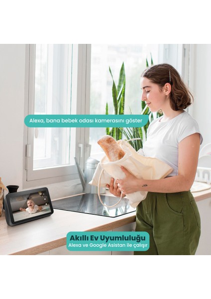 2c Pro Smart Camera Set - 3k / Tek Tuşla Sesli Arama / 360 Akıllı Güvenlik Kamerası - C222 fiyatları