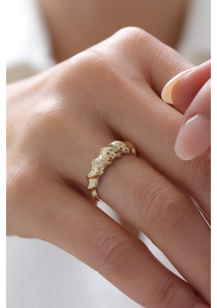 14 Ayar Altın Burgu Yüzük