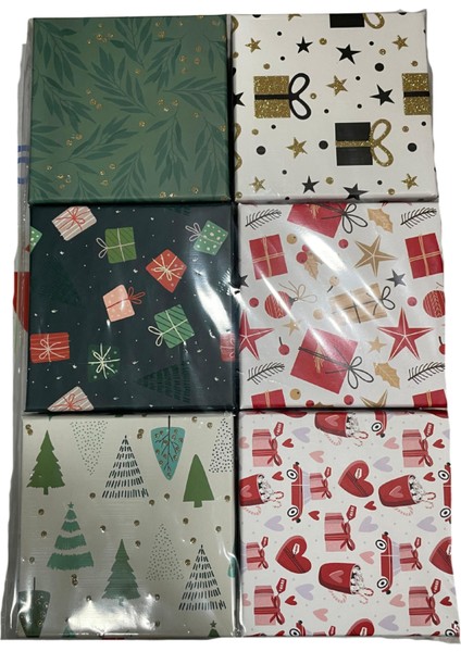 Mollis Kelepçe Karışık Hediye Kutuları 6 Lı 95X95X38MM