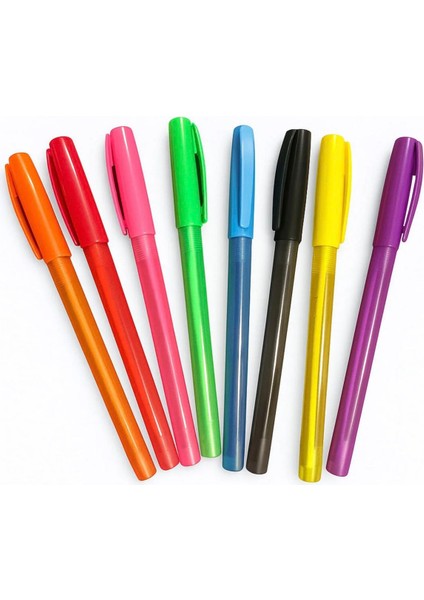 8 Renk Tükenmez Kalem