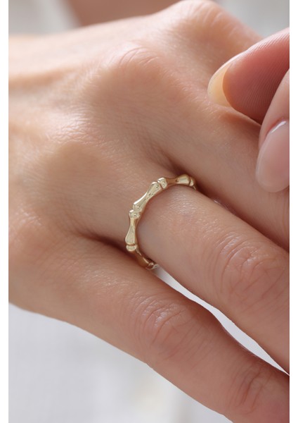 14 Ayar Altın Kemik Yüzük fiyatları