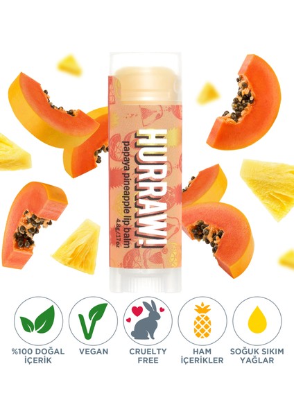 Papaya Pineapple Ananas Dudak Balm