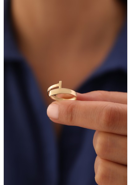 14 Ayar Altın Çivi Yüzük modelleri