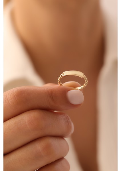 14 Ayar Altın Plaka Yüzük fiyatları