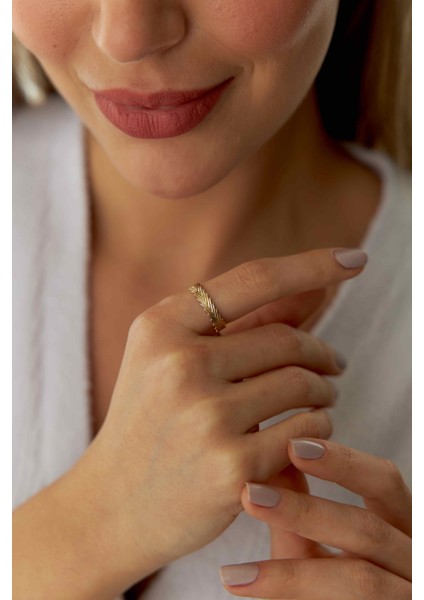 14 Ayar Altın Pars Yüzük modelleri