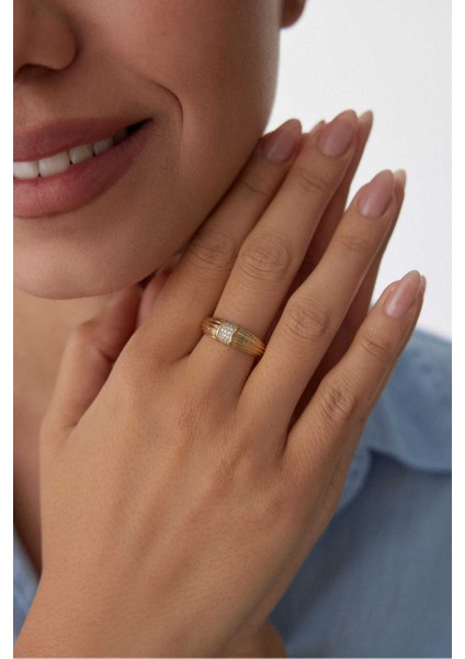 14 Ayar Altın Taşlı Vintage Yüzük fiyatları