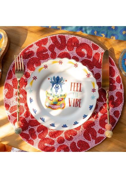 Luohu Porselen Pasta Tabağı 20 cm Renkli indirimleri