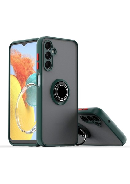 Samsung Galaxy A17 Kılıf Montreal Yüzüklü Standlı Arkası Buğulu