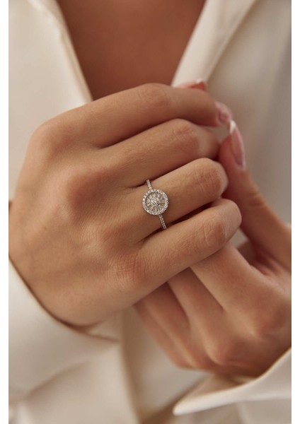 14 Ayar Altın Coronet Yüzük