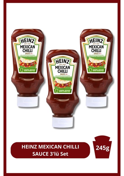 Heınz Mexıcan Chıllı Sauce 245G 3'lü Set