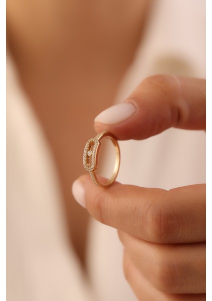 14 Ayar Altın Messika Yüzük fiyatları