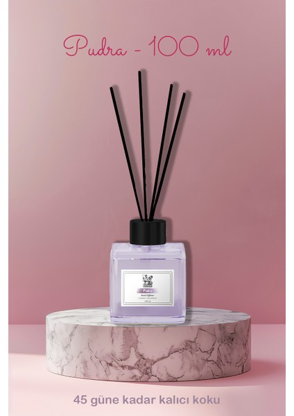 Rosıe Pudra Reed Diffuser Çubuklu Oda Kokusu 100 ml