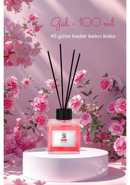 Rosıe Rose Reed Diffuser Çubuklu Oda Kokusu 100 ml