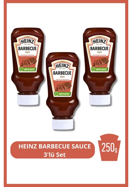 Heınz Barbecue Sauce 250G 3'lü Set