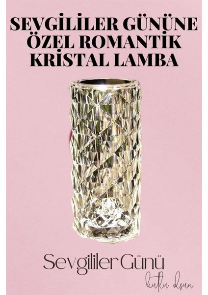 Sevgililer Gününe Özel Romantik Kristal Gece Lambası Sevgiliye Hediye fiyatları